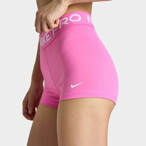 Nike Pro Pink High-Rise Performance Bike Shorts 3 Inch